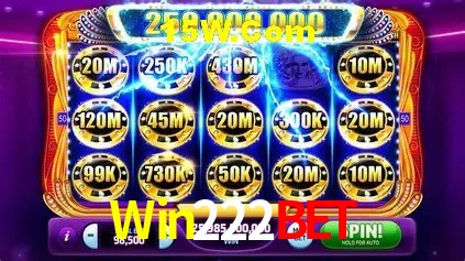Interface moderna da plataforma Win222Bet